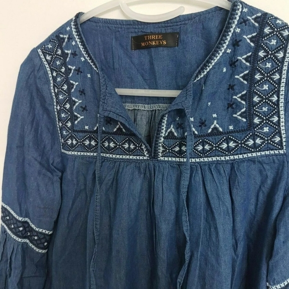 Three monkeys tunic - Picture 3 of 5